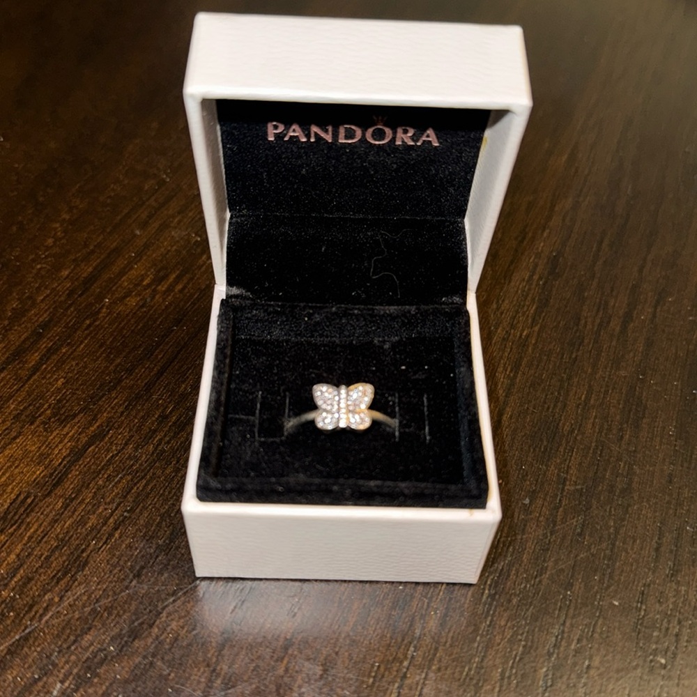 Pandora butterfly ring
